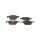 Brake Pad Set Disc Brake 18.4 mm TRISCAN for FORD TOURNEO and others