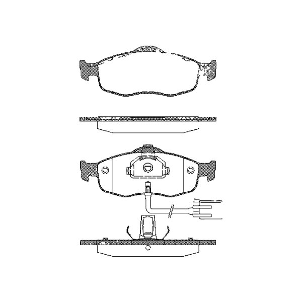 Bremsbelagsatz Scheiben 18,5 mm TRISCAN IAM-Expertise für u.a. FORD MONDEO