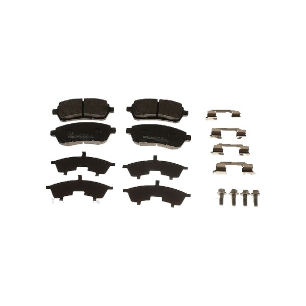 Brake Pad Set Disc Brake 16,5 mm TRISCAN IAM-Expertise for e.g. FORD KA+