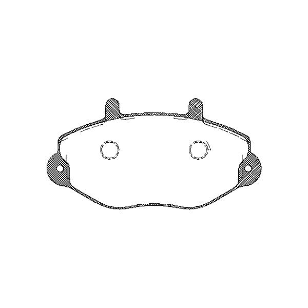 Brake pad set discs 18.8 mm TRISCAN IAM-Expertise for FORD TRANSIT and others