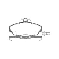 Brake pad set discs 18 mm TRISCAN for e.g. LAND ROVER...