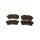 Brake Pad Set Disc Brake 16,8 mm TRISCAN for e.g. LAND ROVER DISCOVERY