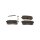 Brake pad set discs 14.8 mm TRISCAN IAM-Expertise for HYUNDAI i10 and others