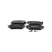 Brake pad set discs 16.6 mm TRISCAN IAM-Expertise for KIA...