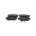 Brake pad set discs 16.6 mm TRISCAN IAM-Expertise for KIA SPORTAGE and others
