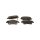 Brake pad set discs 17.8 mm TRISCAN IAM-Expertise for KIA STONIC and others