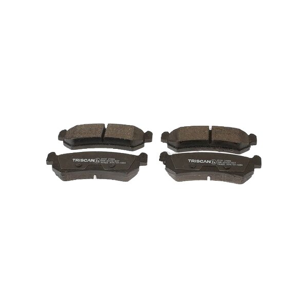 Brake pad set discs 14.6 mm TRISCAN for CHEVROLET LACETTI and others