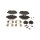 Brake pad set discs 20.1 mm TRISCAN IAM-Expertise for MB E-CLASS and others
