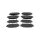 Brake pad set discs 18.7 mm TRISCAN IAM-Expertise for e.g. MB E-CLASS