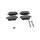 Brake pad set discs 18.5 mm TRISCAN IAM-Expertise for e.g. MB B-CLASS