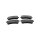 Brake pad set discs 18.8 mm TRISCAN IAM-Expertise for e.g. MB S-CLASS