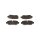 Brake pad set discs 18.7 mm TRISCAN IAM-Expertise for MB VITO and others