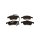 Brake Pad Set Disc Brake TRISCAN for MERCEDES-BENZ CITAN and others