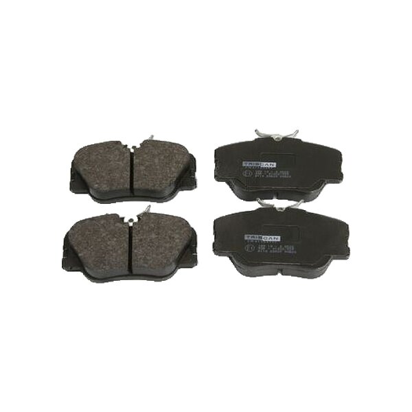 Brake pad set discs 19.2 mm TRISCAN IAM-Expertise for e.g. MB 124
