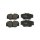 Brake pad set discs 19.2 mm TRISCAN IAM-Expertise for e.g. MB 124