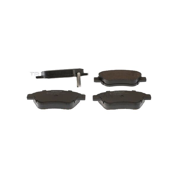 Brake pad set discs 17.8 mm TRISCAN IAM-Expertise for e.g. OPEL CORSA