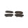 Brake pad set discs 19 mm TRISCAN IAM-Expertise for e.g. OPEL INSIGNIA
