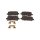 Brake pad set discs 17.3 mm TRISCAN IAM-Expertise for OPEL INSIGNIA and others