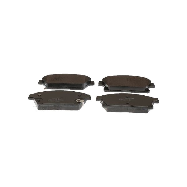Brake pad set discs 19 mm with wear warning TRISCAN for e.g. OPEL ZAFIRA