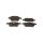 Brake pad set discs 20.3 mm TRISCAN IAM-Expertise for SAAB 9-3 and others