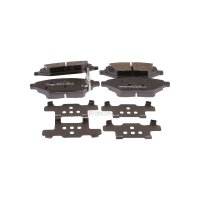 Brake pad set discs 17.6 mm with wear warning contact...