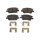 Brake pad set discs 17.7 mm TRISCAN IAM-Expertise for OPEL AMPERA-E