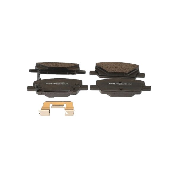 Brake pad set discs 19.1 mm TRISCAN IAM-Expertise for e.g. OPEL MOKKA