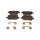 Brake Pad Set Disc Brake 16,2 mm TRISCAN for e.g. OPEL INSIGNIA