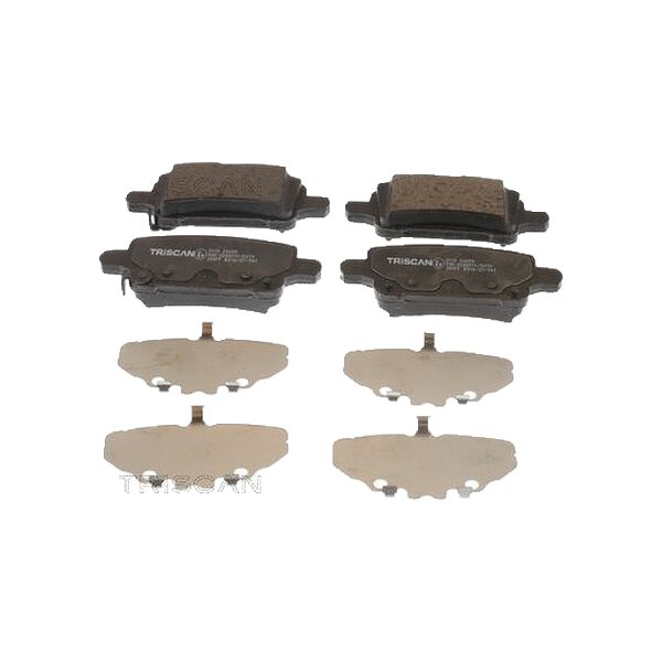 Brake pad set discs 16.7 mm TRISCAN IAM-Expertise for OPEL INSIGNIA and others