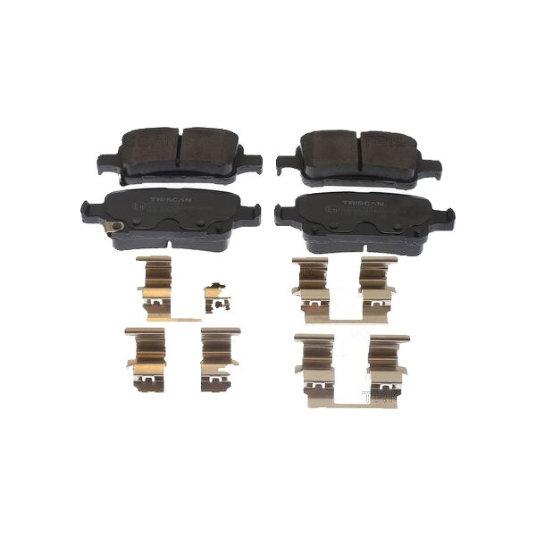 Brake pad set discs 17.1 mm TRISCAN IAM-Expertise for e.g. OPEL ASTRA