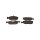 Brake pad set discs 16.5 mm TRISCAN IAM-Expertise for e.g. OPEL CORSA