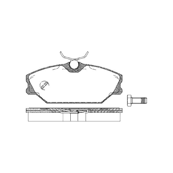 Brake pad set discs 18 mm TRISCAN IAM-Expertise for e.g. RENAULT SCÉNIC