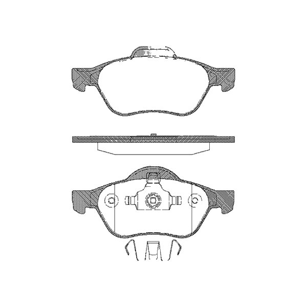 Brake pad set discs 18 mm TRISCAN IAM-Expertise for RENAULT LAGUNA and others