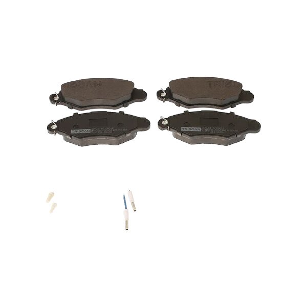 Brake pad set discs 18 mm TRISCAN IAM-Expertise for RENAULT KANGOO and others