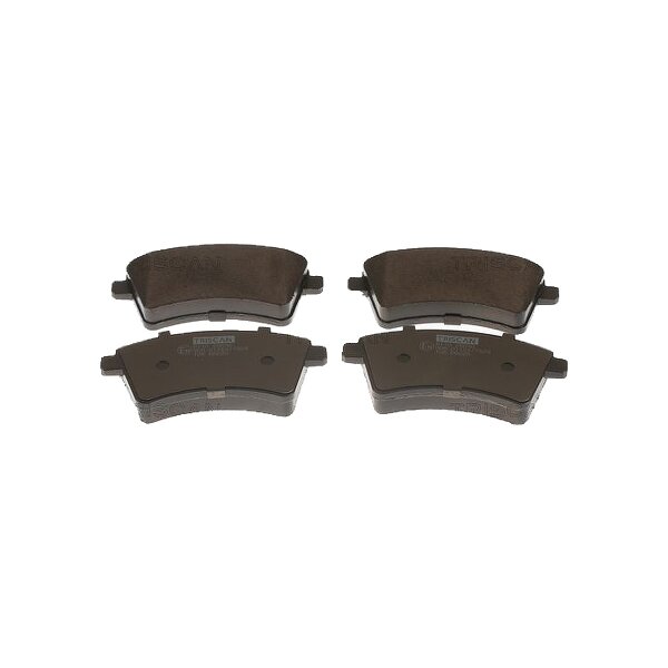 Brake pad set discs 18.8 mm TRISCAN IAM-Expertise for e.g. RENAULT KANGOO