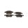 Brake pad set discs 18 mm TRISCAN IAM-Expertise for DACIA DUSTER and others