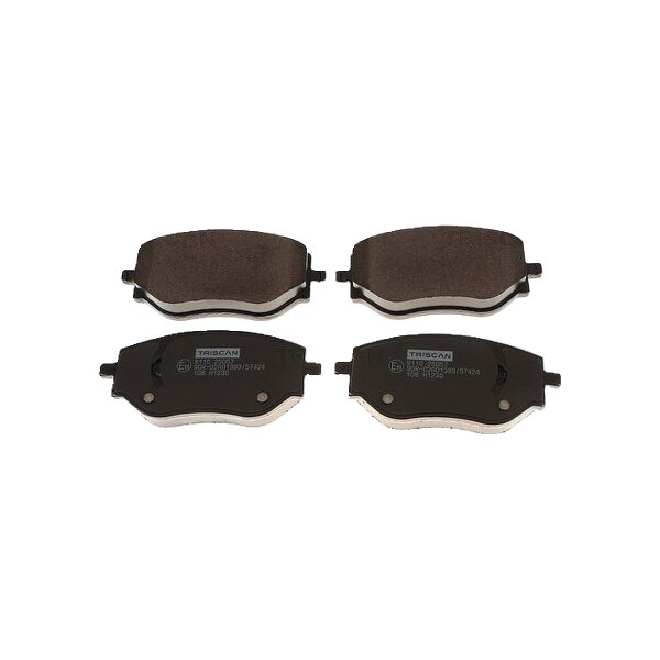 Brake Pad Set Disc Brake 18,2 mm TRISCAN for e.g. RENAULT CLIO