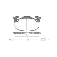 Bremsbelagsatz Scheiben 15 mm TRISCAN IAM-Expertise...