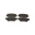 Brake pad set discs 17 mm with wear warning TRISCAN for e.g. VOLVO S40