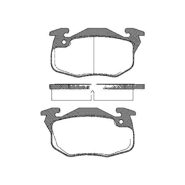 Brake pad set discs 18 mm TRISCAN IAM-Expertise for CITROËN SAXO and others