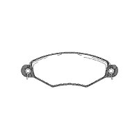 Brake pad set discs 18 mm TRISCAN IAM-Expertise for...