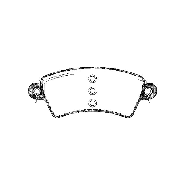 Brake pad set discs 17.8 mm TRISCAN IAM-Expertise for CITROËN XSARA and others