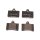 Brake pad set discs 15.2 mm TRISCAN IAM-Expertise for CITROËN C5 and others