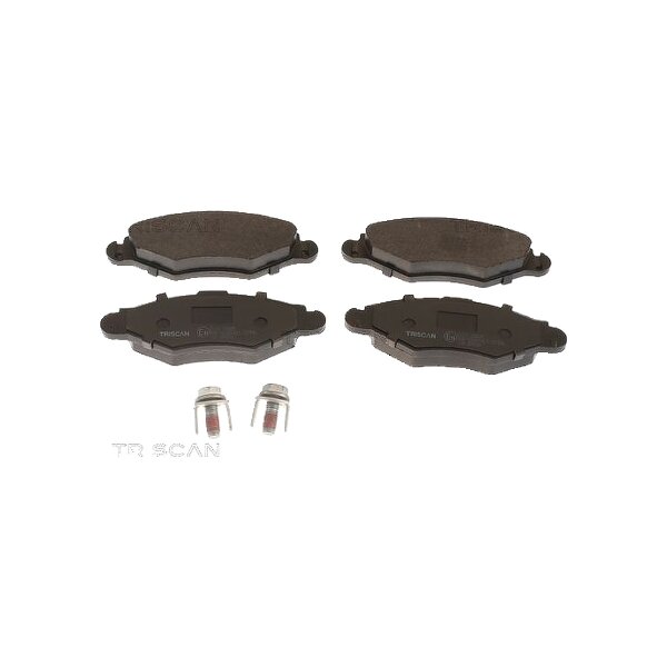 Brake pad set discs 18 mm TRISCAN IAM-Expertise for PEUGEOT 206 and others