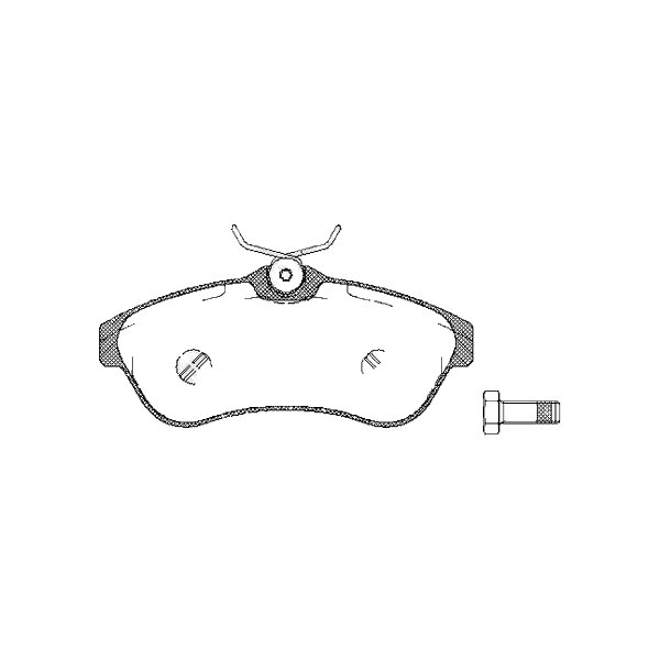 Brake pad set discs 19.3 mm TRISCAN IAM-Expertise for CITROËN C2 and others