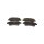 Brake pad set discs 18.8 mm TRISCAN IAM-Expertise for PEUGEOT 208 and others