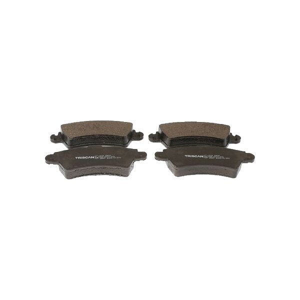 Brake pad set discs 17.8 mm TRISCAN IAM-Expertise for PEUGEOT 206 and others