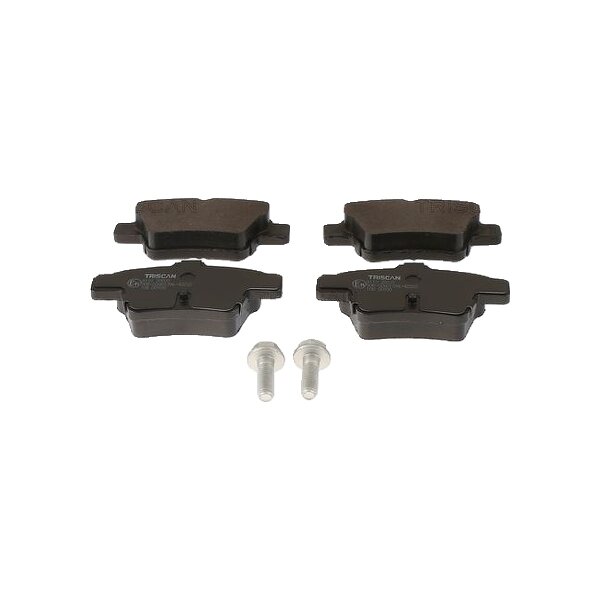Brake pad set discs 17.3 mm TRISCAN for PEUGEOT PARTNER and others