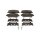 Brake Pad Set Disc Brake 18 mm TRISCAN IAM-Expertise for e.g. PEUGEOT 308