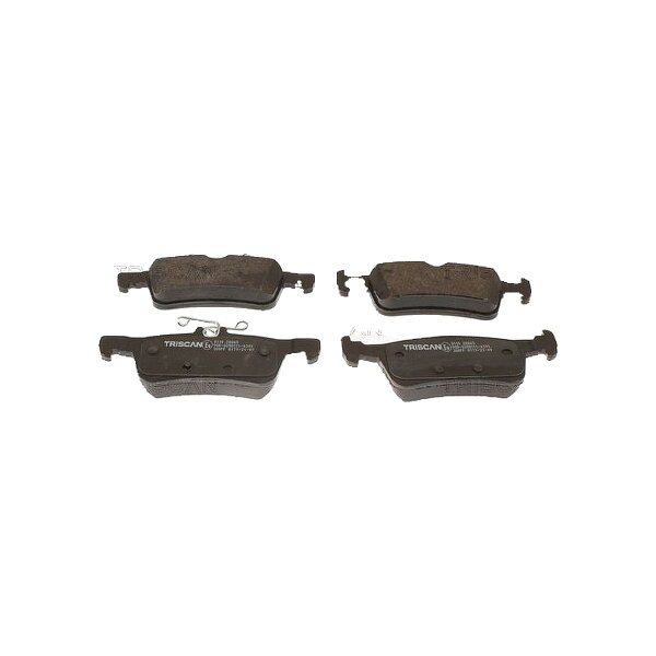 Brake Pad Set Disc Brake 16,1 mm TRISCAN for e.g. PEUGEOT 308